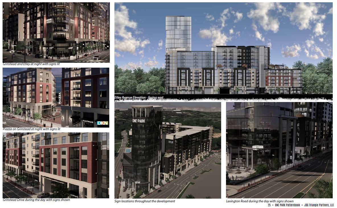 One Park rendering collage